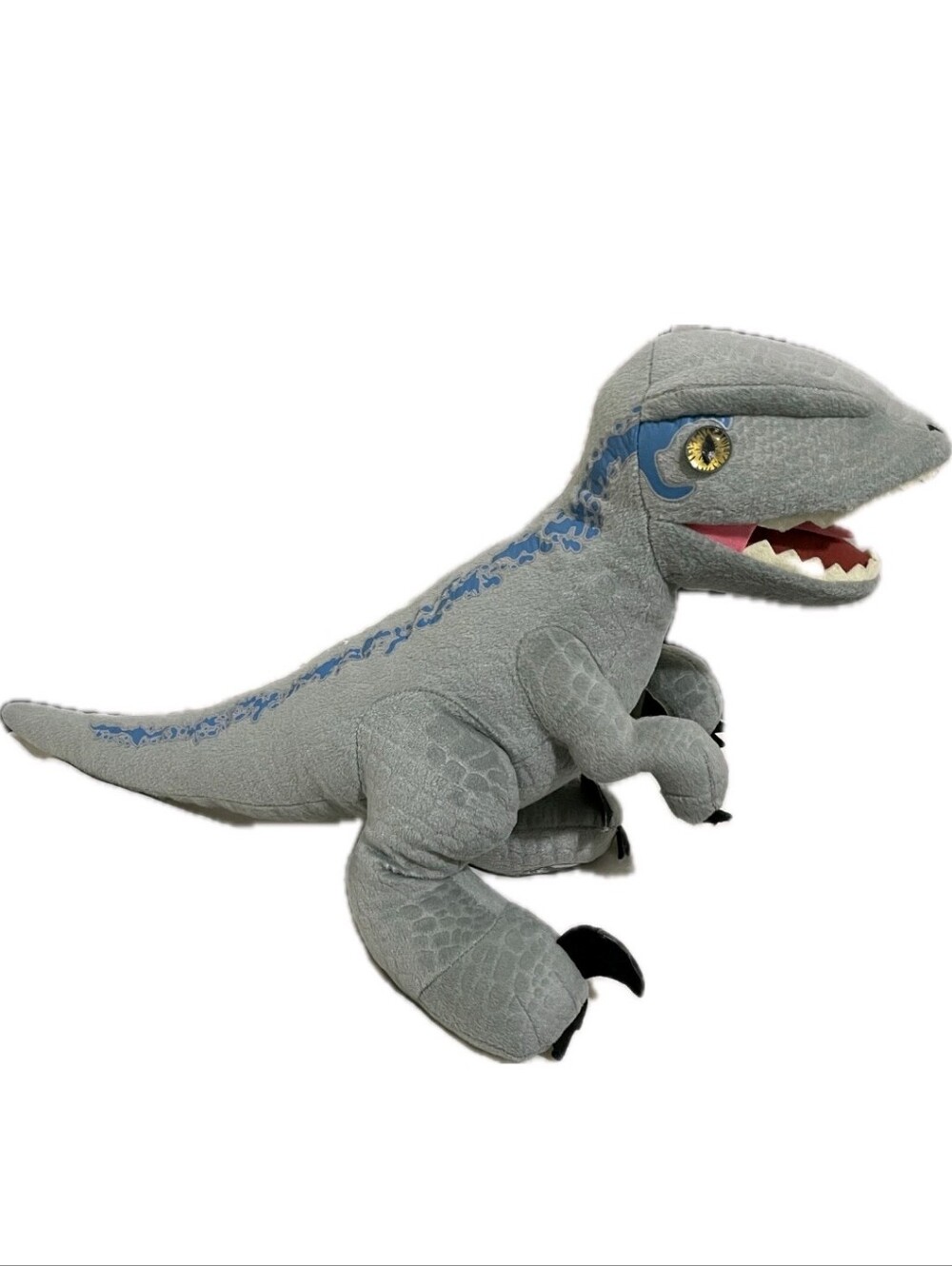 Build a Bear Workshop Jurassic World Dominion Beta Velociraptor Gray Sound
